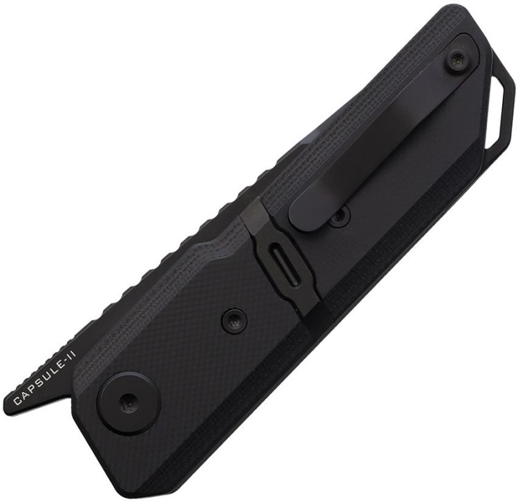 Cuchillo Cuchillo plegable | Navajas  Maxace Capsule 2 | Black 