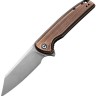 CIVIVI Brigand folding knife, copper C909D
