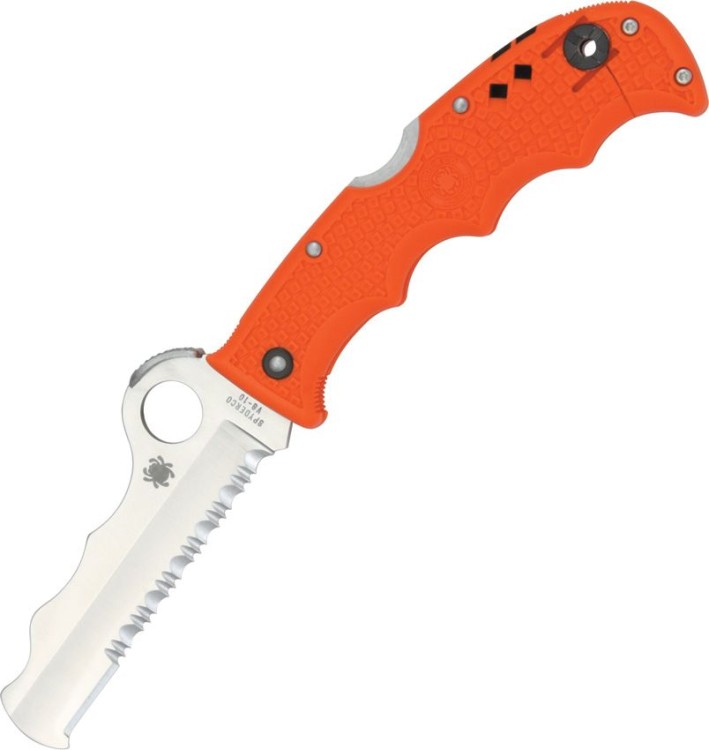 Cuchillo Cuchillo plegable Spyderco Assist Lockback, Orange