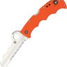 Cuchillo Cuchillo plegable Spyderco Assist Lockback, Orange