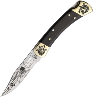 Custom Buck 110 Lockback | Wolf