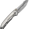 Складной нож We Knife Ryson | Damasteel | Gray Titanium