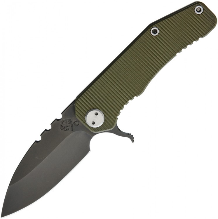 Medford 187 F Flipper folding knife, olive drab