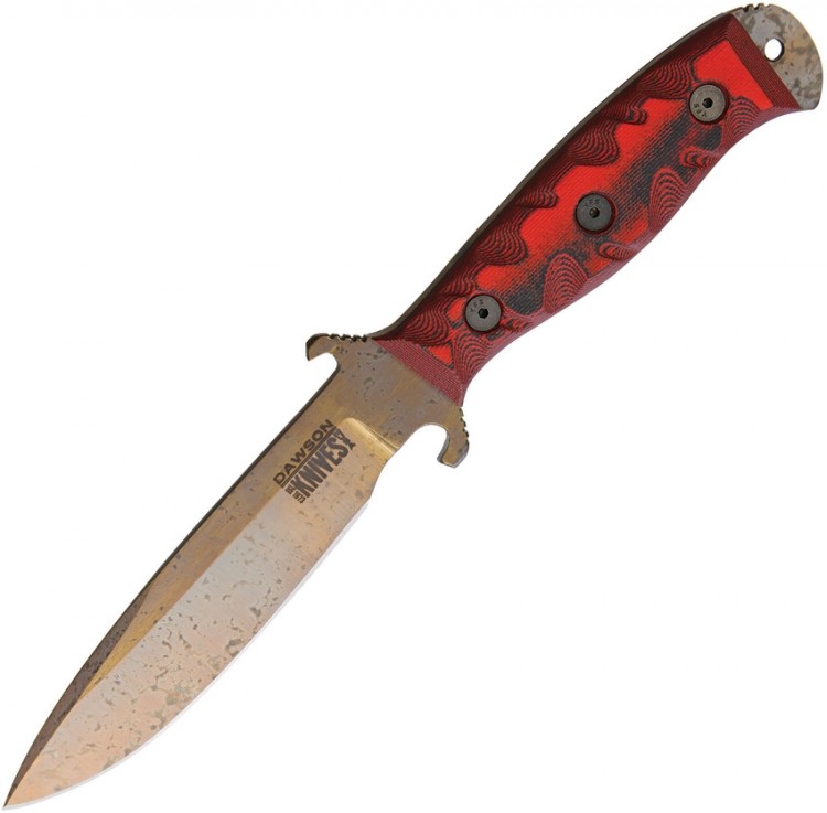 Dawson Knives Raider 5 arizona copper красный