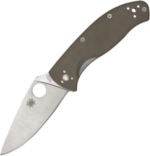 Spyderco Tenacious CPM M4, G-10 Brown, folding knife