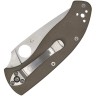 Spyderco Tenacious CPM M4, G-10 Brown, folding knife