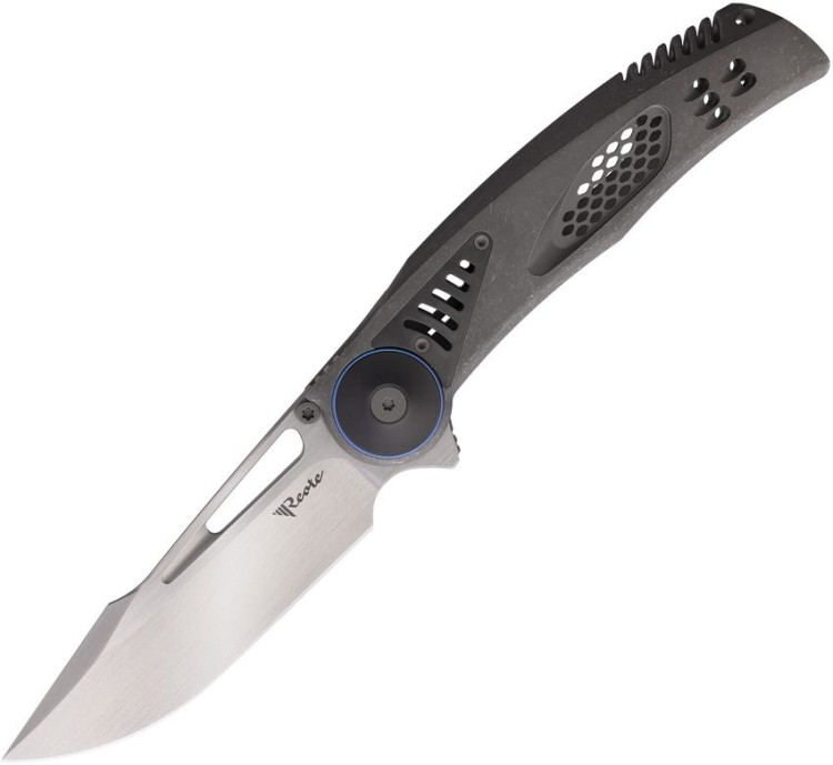 Cuchillo Cuchillo plegable | Navajas Reate Knives GTR Framelock Titanium Dark BB