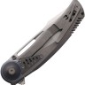 Cuchillo Cuchillo plegable | Navajas Reate Knives GTR Framelock Titanium Dark BB