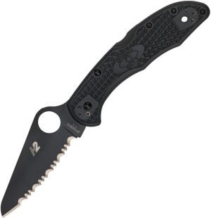 Cuchillo plegable | Navajas Spyderco Salt 2 | Serrated