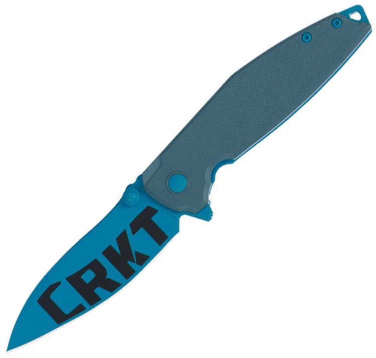 Cuchillo Cuchillo plegable | Navajas CRKT Ibis Framelock Blue | G10 | Limited