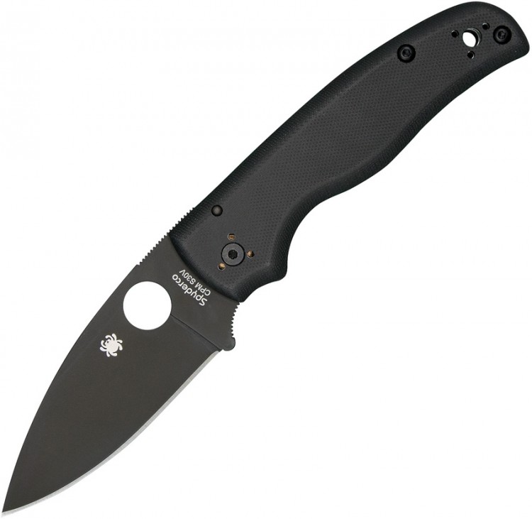 Cuchillo Cuchillo plegable Spyderco Shaman black C229GPBK