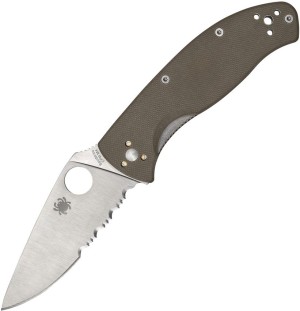 Spyderco Tenacious CPM M4, G-10 Brown, folding knife