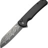 Taschenmesser CIVIVI Chevalier | Button Lock Damascus