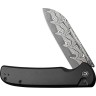 Taschenmesser CIVIVI Chevalier | Button Lock Damascus