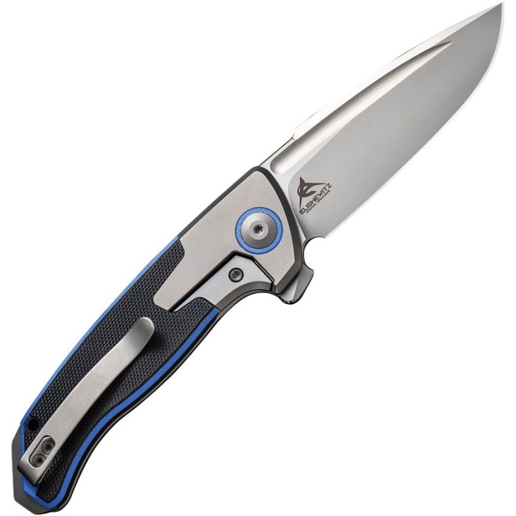 Cuchillo Cuchillo plegable | Navajas We Knife Press Check | Blue Titanium Cuchillo Cuchillo plegable | Navajas We Knife Press Check | Blue Titanium