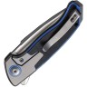 Складной нож We Knife Press Check | Blue Titanium