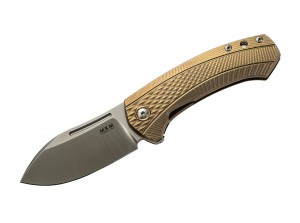 MKM Knives Colvera folding knife Ti Anodized bronze MKLS02-TBR