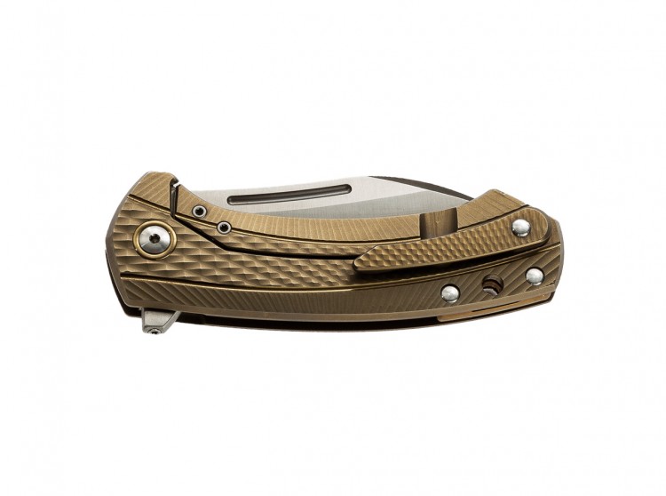 MKM Knives Colvera folding knife Ti Anodized bronze MKLS02-TBR MKM Knives Colvera folding knife Ti Anodized bronze MKLS02-TBR
