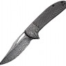 CIVIVI Ortis Damascus folding knife, carbon fiber C2013DS-1