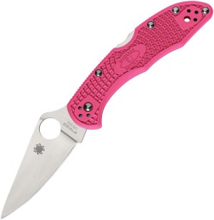 Cuchillo plegable | Navajas Spyderco Pink Heals Delica | Lockback