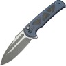 Cuchillo Cuchillo plegable | Navajas We Knife Sylox M390 | Blue Titanium