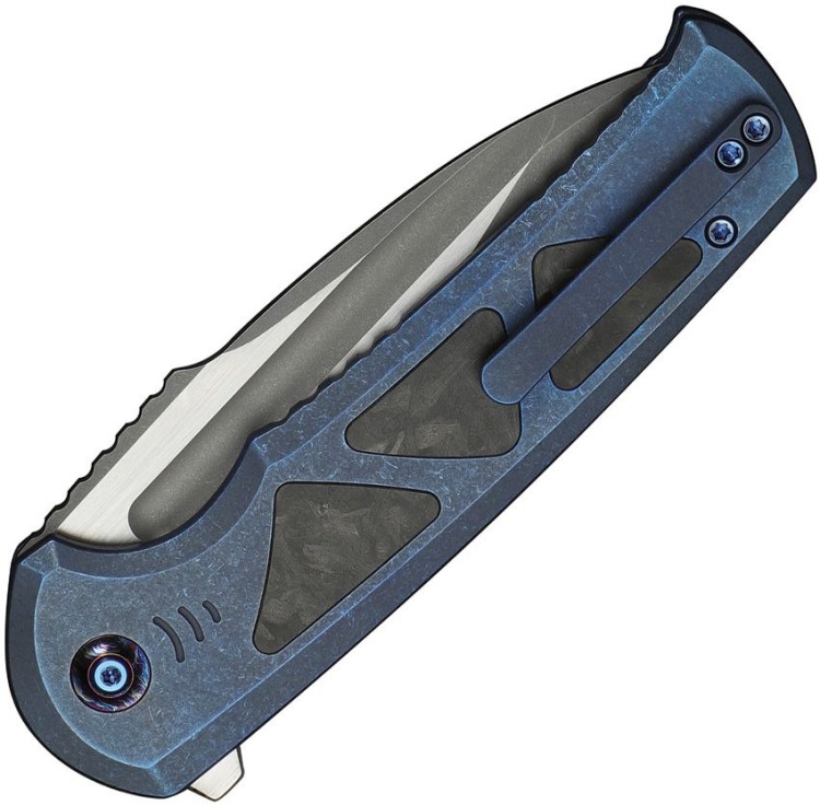 Cuchillo Cuchillo plegable | Navajas We Knife Sylox M390 | Blue Titanium Cuchillo Cuchillo plegable | Navajas We Knife Sylox M390 | Blue Titanium