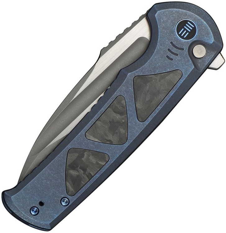 Cuchillo Cuchillo plegable | Navajas We Knife Sylox M390 | Blue Titanium Cuchillo Cuchillo plegable | Navajas We Knife Sylox M390 | Blue Titanium