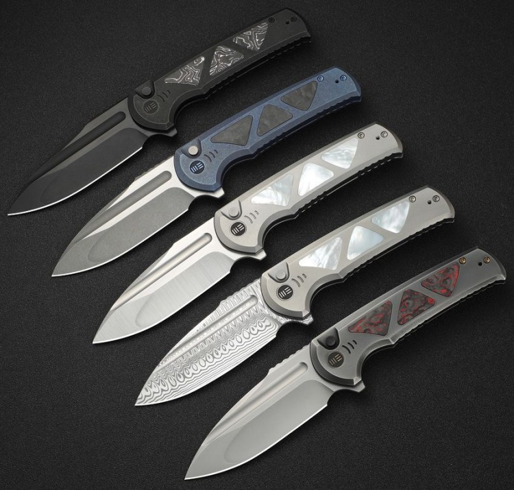Cuchillo Cuchillo plegable | Navajas We Knife Sylox M390 | Blue Titanium Cuchillo Cuchillo plegable | Navajas We Knife Sylox M390 | Blue Titanium
