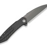 WE Knife Fluxor | M390 | Tiger Stripe Titanium Grey Stonewash