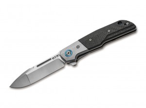 MKM Knives Clap With Bolsters folding knife carbon MKLS01CT