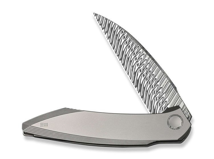 WE Knife Fluxor Damascus | Titanium