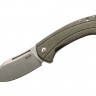 Складной нож MKM Knives Colvera folding knife green canvas micarta MKLS02-GCT