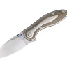 Reate folding knife Iron-X Micarta, Green