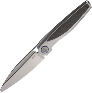 Rike Knife Baidi-S | Linerlock Black CF