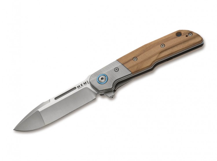 Cuchillo MKM Knives Clap With Bolsters folding knife olive MKLS01OT