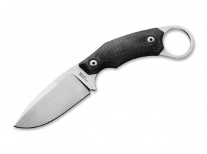 Lionsteel H2 Drop Point knife, black G10 H2GBK 