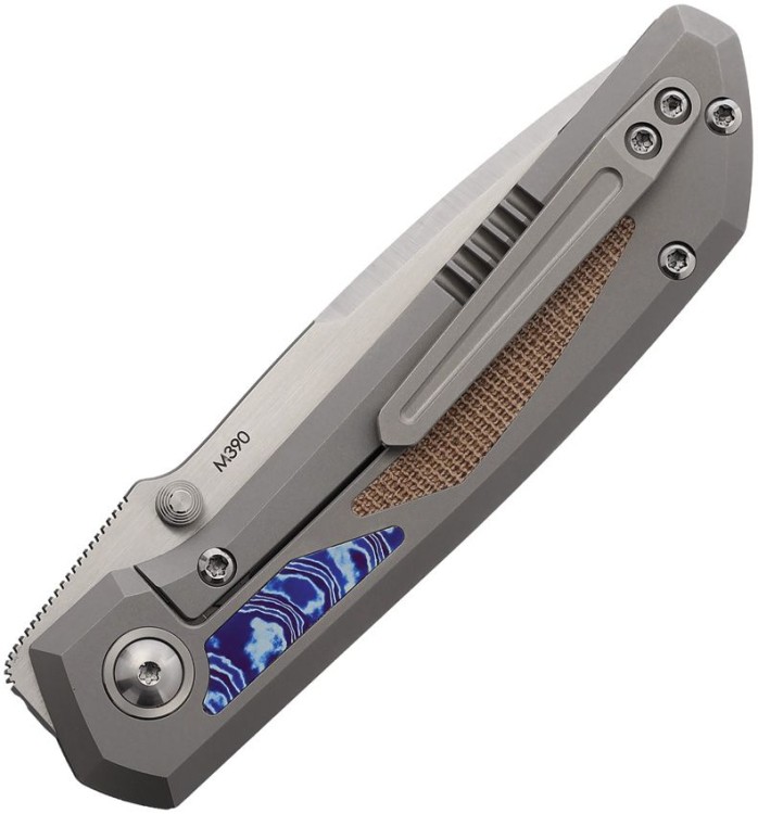 Pena Knives Mula Tanto Brown / Micarta | M390 | Titanium