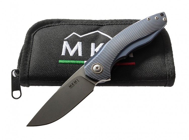 Складной нож MKM Knives Timavo Ti 3D folding knife bronze - blue MKVP02-TBB Складной нож MKM Knives Timavo Ti 3D folding knife bronze - blue MKVP02-TBB