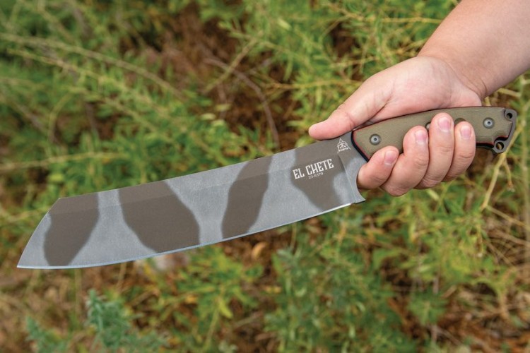 Cuchillo Cuchillo | Navajas TOPS El Chete | Midnight Bronze Camo Cuchillo Cuchillo | Navajas TOPS El Chete | Midnight Bronze Camo