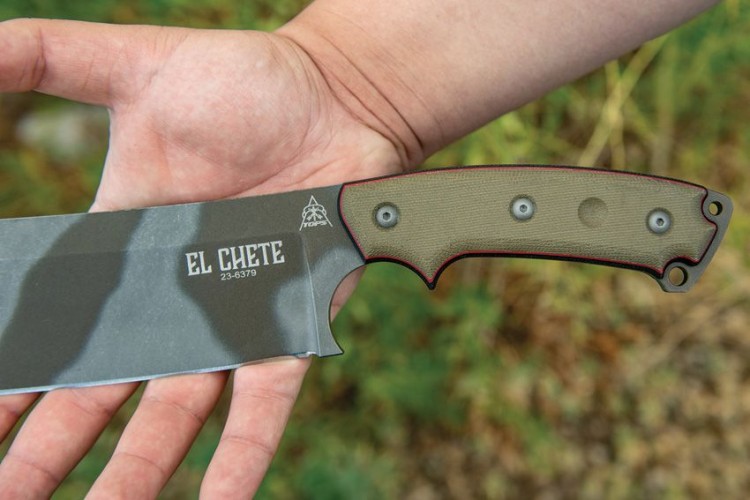 Cuchillo Cuchillo | Navajas TOPS El Chete | Midnight Bronze Camo Cuchillo Cuchillo | Navajas TOPS El Chete | Midnight Bronze Camo
