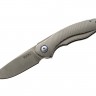 Складной нож MKM Knives Timavo Ti 3D folding knife sandblasted MKVP02-T