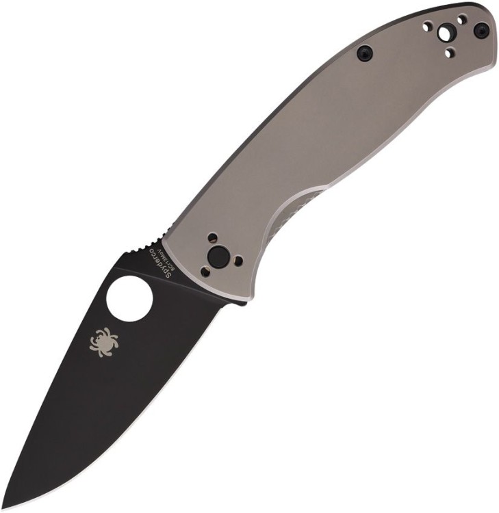 Складной нож Spyderco Tenacious R.I.L. | Black | Titanium Gray