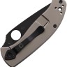 Складной нож Spyderco Tenacious R.I.L. | Black | Titanium Gray