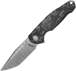 Cuchillo plegable | Navajas Viper Katla Damascus | Marbeled CF