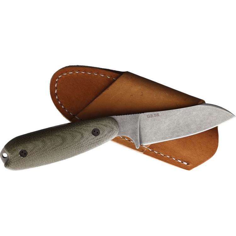Feststehendes Messer Bradford Knives Guardian 3.5 Sheepsfoot OD
