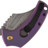 Taschenmesser Kansept Knives Wasp Purple Titanium | Damascus Taschenmesser Kansept Knives Wasp Purple Titanium | Damascus