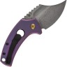 Taschenmesser Kansept Knives Wasp Purple Titanium | Damascus Taschenmesser Kansept Knives Wasp Purple Titanium | Damascus