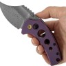 Taschenmesser Kansept Knives Wasp Purple Titanium | Damascus Taschenmesser Kansept Knives Wasp Purple Titanium | Damascus