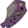 Taschenmesser Kansept Knives Wasp Purple Titanium | Damascus Taschenmesser Kansept Knives Wasp Purple Titanium | Damascus