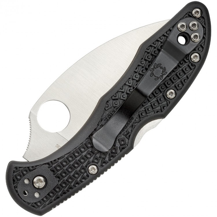 Cuchillo Cuchillo plegable Spyderco Delica 4 Flat Ground Wharncliff C11FPWCBK Cuchillo Cuchillo plegable Spyderco Delica 4 Flat Ground Wharncliff C11FPWCBK